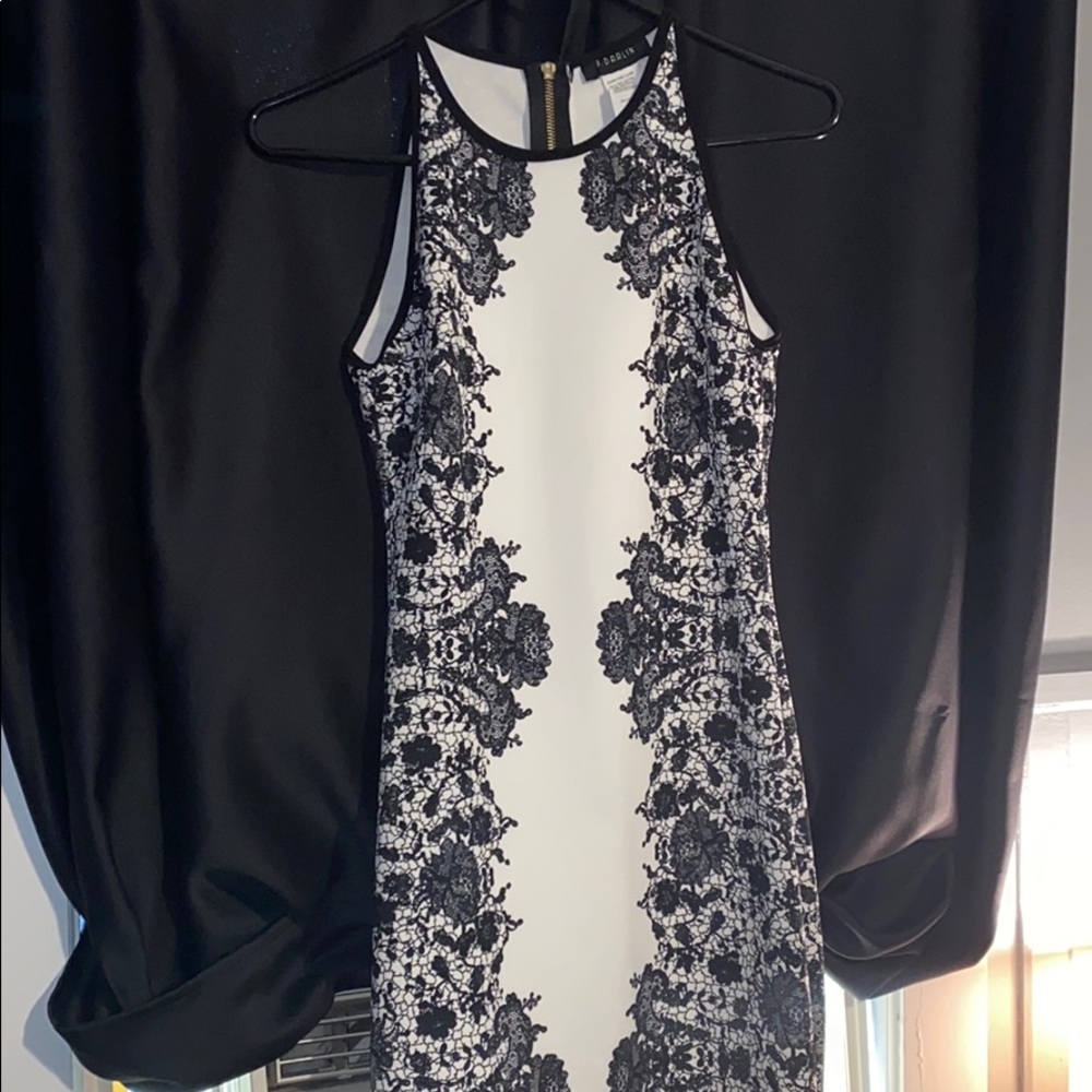 Black and white dress